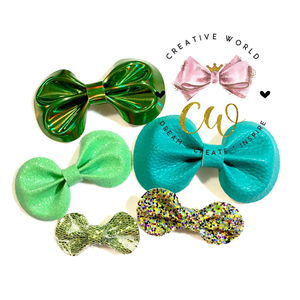 5 in 1 Adorable Pinch Hair Bow Template | CWC015