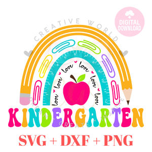 Rainbow School svg | Kindergarten svg