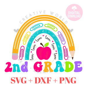 Rainbow School svg | 2nd Grade svg