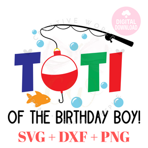 Titi of the Fish One Birthday svg