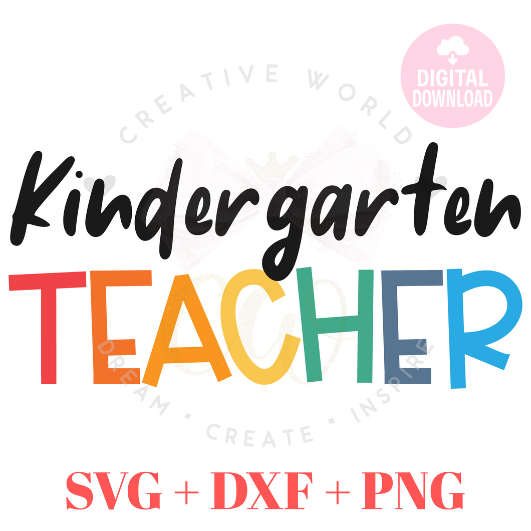 Kindergarten Teacher svg