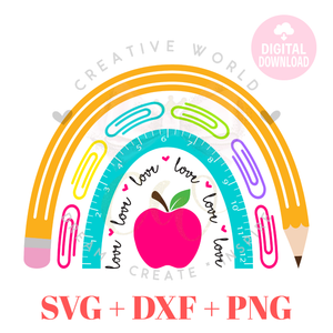 Rainbow School svg