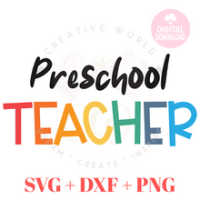 Load image into Gallery viewer, Preschool Teacher svg
