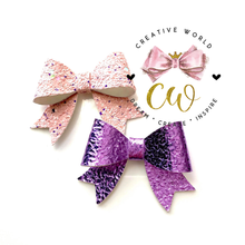 Load image into Gallery viewer, Mini Classic Hair Bow Template | CWC043
