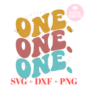 One Birthday svg | Boho Wave