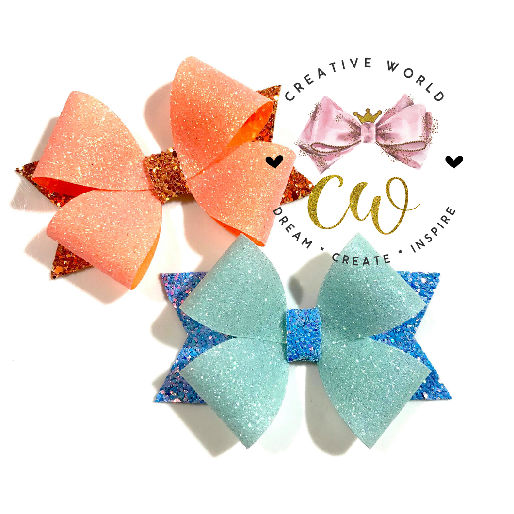 New Simple Classic Hair Bow Template | CWC033