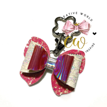 Load image into Gallery viewer, New Key Chain Hair Bow Template | CWC148
