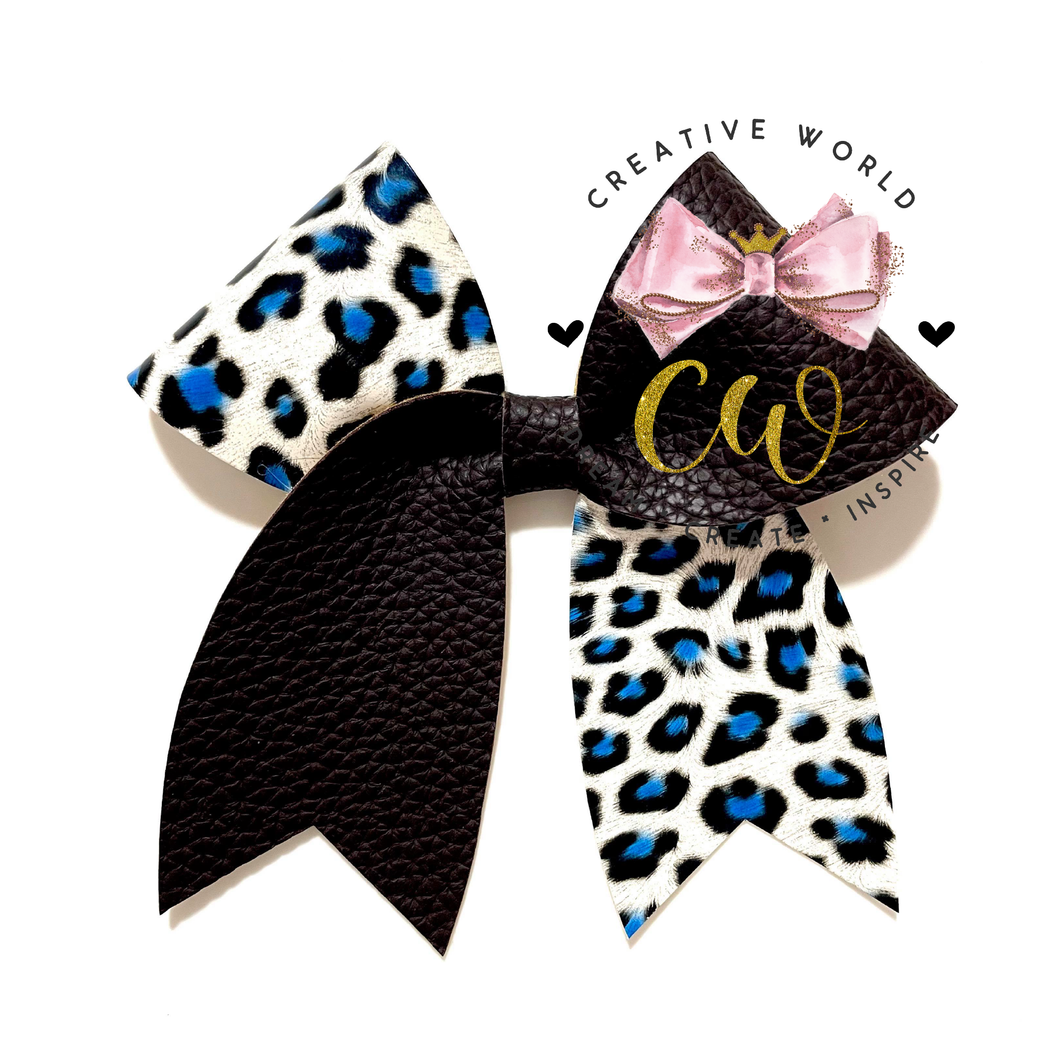 Cheer Pinch Hair Bow Template | CWC059