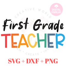 Load image into Gallery viewer, First Grade Teacher svg
