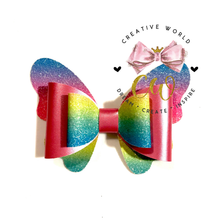 Load image into Gallery viewer, New Butterfly Hair Bow Template | CWC019
