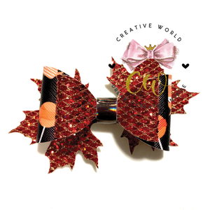 Fall Hair Bow Template | CWC155