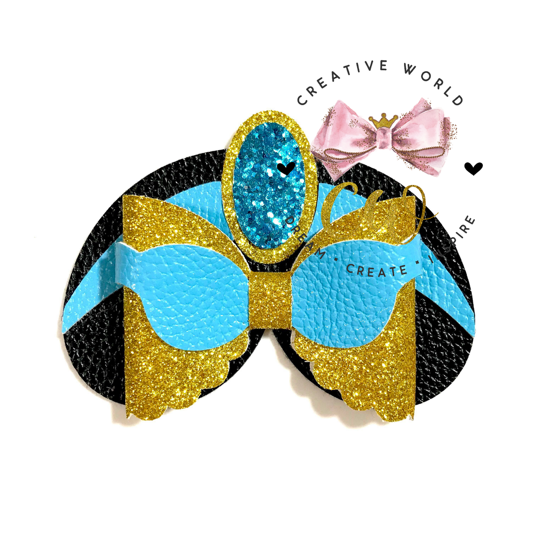 Princess Hair Bow Template | CWC092