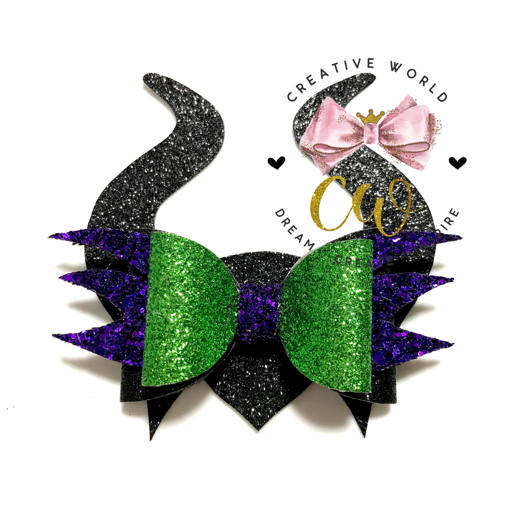 Evil Hair Bow Template | CWC110