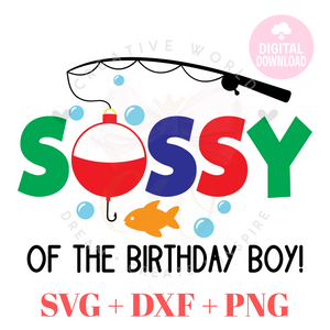 Sissy of the Fish One Birthday svg