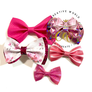 5 in 1 Trendy Pinch Hair Bow Template | CWC007