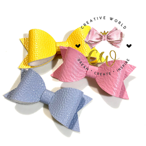 Classic Hair Bow Template ~ 2 Sizes | CWC065