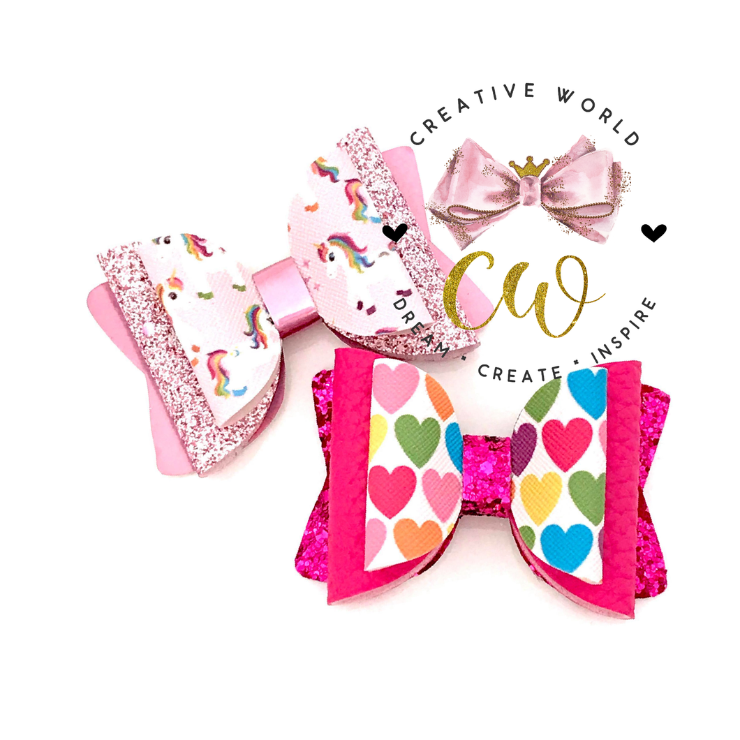 Trendy Hair Bow Template | CWC037