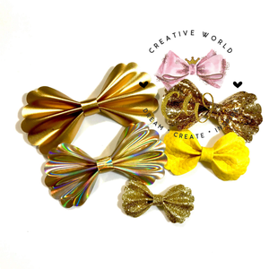 5 in 1 Scallop Pinch Hair Bow Template | CWC008