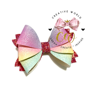 Popular 3 Layers Hair Bow Template | CWC089