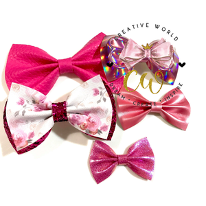 5 in 1 Trendy Pinch Hair Bow Template | CWC007