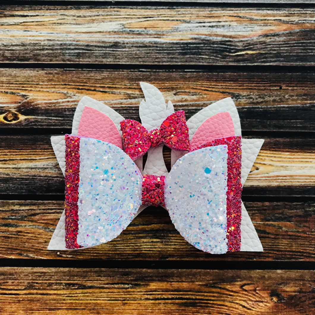 Cute Cat Hair Bow Template | CWC070