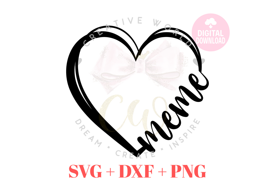 Meme Heart svg | Heart svg | Meme svg