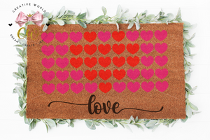 Love Doormat svg | Valentine's Day Doormat svg | Home Decor svg