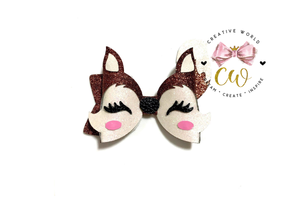 Fox Hair Bow Template | CWC162