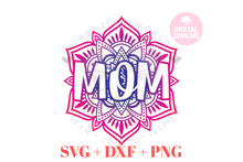 Load image into Gallery viewer, Mom Mandala svg | Mom svg | Mandala svg
