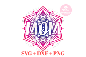 Mom Mandala svg | Mom svg | Mandala svg