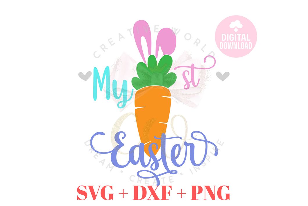 Baby 1st Easter svg | Easter Bunny svg | Bunny Face svg | Bunny svg