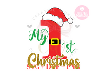 Load image into Gallery viewer, Baby 1st Christmas SVG | First Christmas SVG
