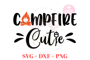 Campfire Cutie svg | Glamper svg | Camping svg | Summer svg