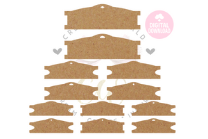 Bow Display Card | 12 Templates | BDC022