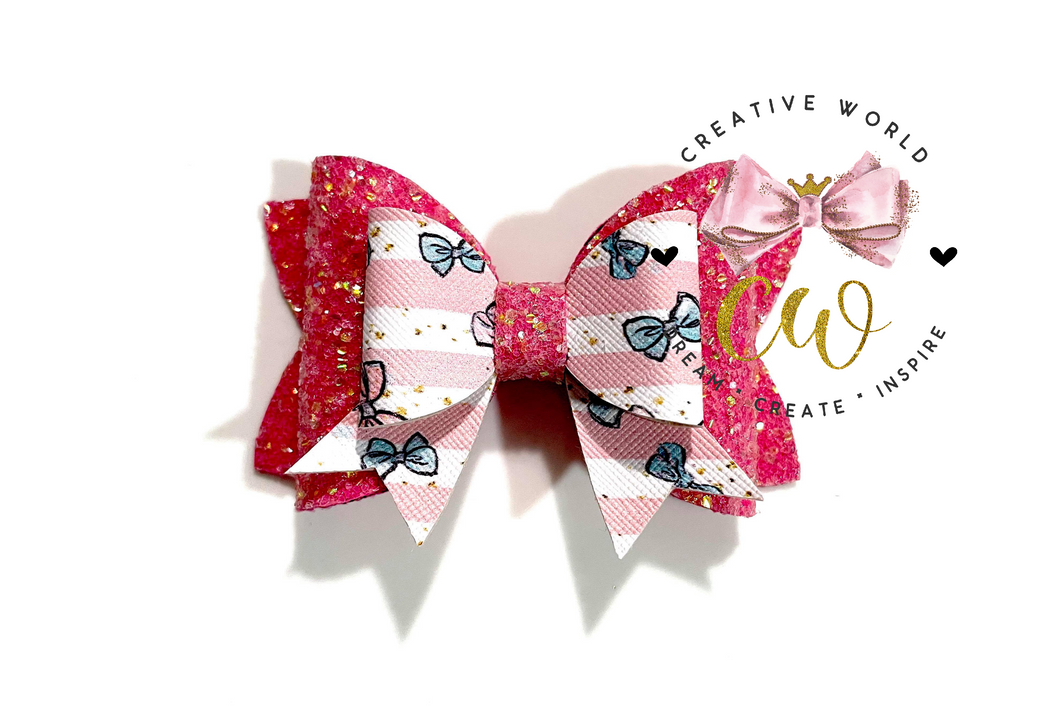 New Trendy Hair Bow Template | CWC169