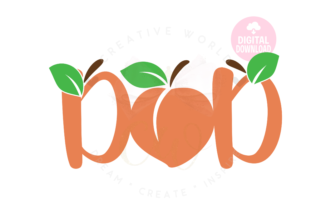 Dad SVG | Peach One SVG | My 1st Birthday SVG