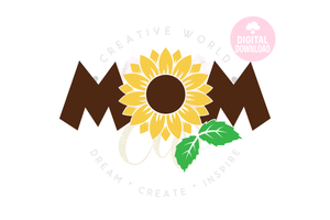 Mom of the Birthday Girl SVG | Sunflower One SVG | My 1st Birthday SVG