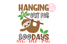 Load image into Gallery viewer, Hanging Out for 100 Days | Happy 100 days | 100 Days of School
