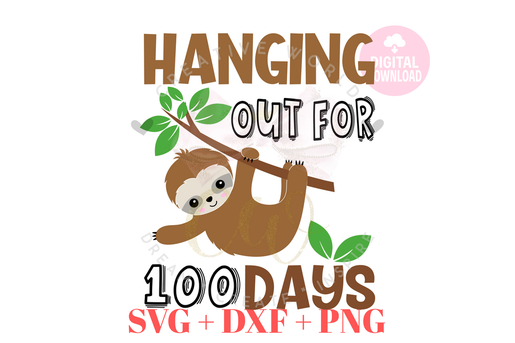 Hanging Out for 100 Days | Happy 100 days | 100 Days of School