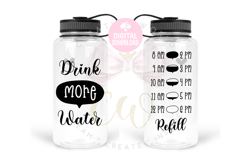 Drink more Water svg | Water Tracker svg