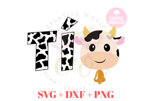 Tia / Tio of the Birthday Boy SVG | Cow SVG | Cow Birthday SVG