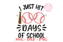 Load image into Gallery viewer, I just hit 100 days of school svg | Happy 100 days | 100 Days of School
