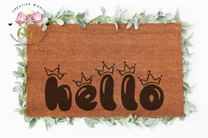 Hello Doormat svg | Hello svg | Welcome svg | Home Decor svg