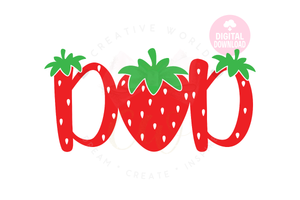 Dad SVG | Strawberry One SVG | My 1st Birthday SVG