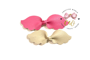 Angel Wing Knot Hair Bow Template | CWC112