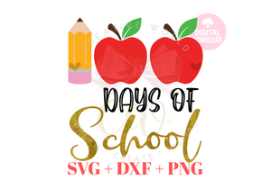 100 days of School svg | 100 days of School | Happy 100 days svg