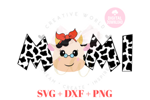 Mimi of the Birthday Boy or Girl SVG | Cow SVG | Cow Birthday SVG