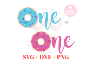 One | Donut One SVG | Baby 1st Birthday SVG