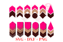 Load image into Gallery viewer, Earring Template | Laser cut Earring svg | ET009
