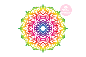 Mandala | Mandala SVG | Ombre SVG | Boho SVG